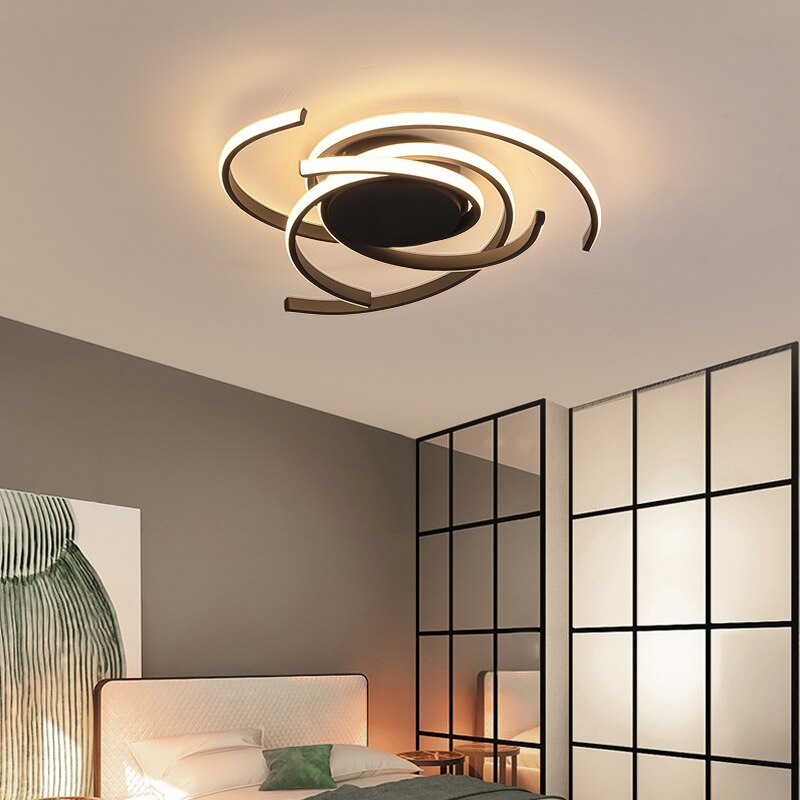 semi flush ceiling lights | modern ceiling lights led | semi flush mount lighting modern | contemporary ceiling light | curved ceiling light
