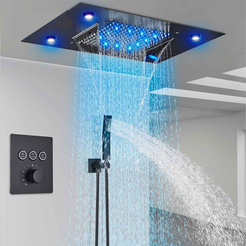 ceiling shower head | ceiling mounted shower head | ceiling mount shower head | ceiling mounted rain shower head | ceiling mount rain shower head | pulse shower head | ceiling shower system