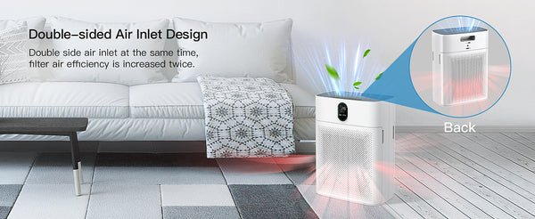 Quiet HEPA Air Purifier For Large Room and Bedroom