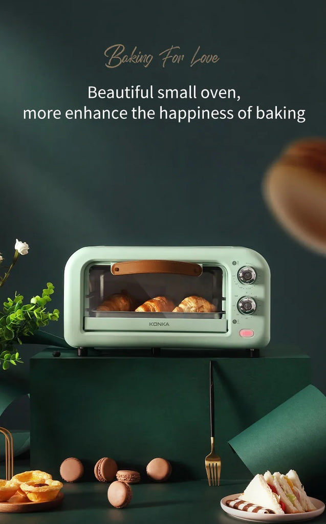 An Electric Baking Oven is perfect for small kitchens due to its mini and compact size.