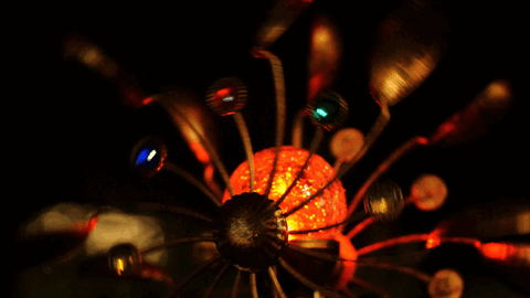 Glass Ball Wind Spinner