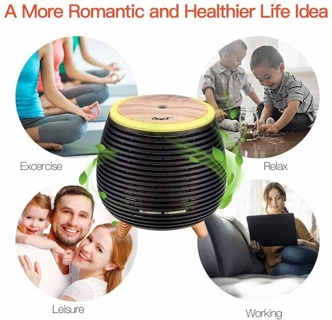 A multi-purpose essential oil diffuser promoting a romantic and healthier lifestyle with uses during exercise, relaxation, leisure, and work, now featuring WiFi connectivity for enhanced ease of use.