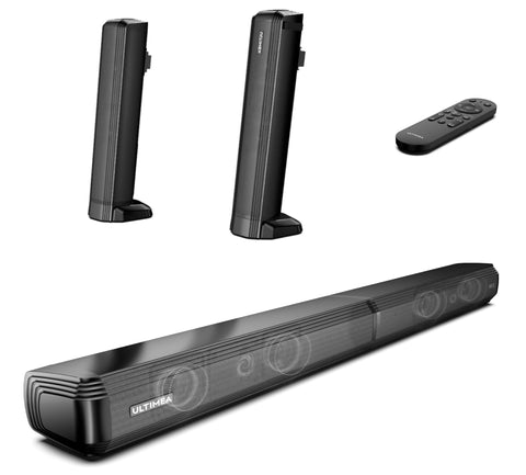 best buy sound bar | soundbar with detachable speakers | soundbar with audio output | soundbar with usb input | home theater system | home audio system | soundbar with dual speakers