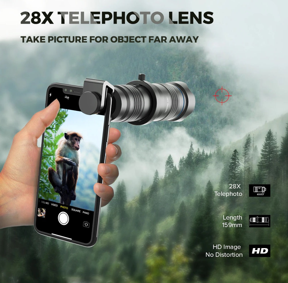 Portable Yet Great Telescope ! Perfect Gift for Your Loved Ones ! Enjoy the magnified 60X zoom for both astronomy and wildlife (birds, animals and more)