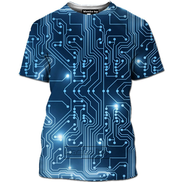 3D Circuit Tee | ASIC | integrated circuit | chip | circuit | T-shirt | tech lovers