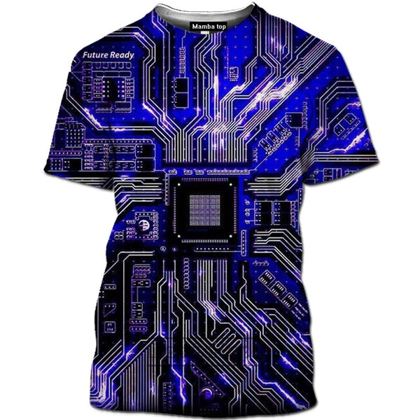 3D Circuit Tee | ASIC | integrated circuit | chip | circuit | T-shirt | tech lovers