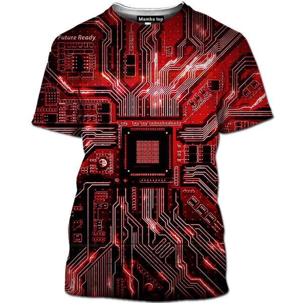 3D Circuit Tee | ASIC | integrated circuit | chip | circuit | T-shirt | tech lovers