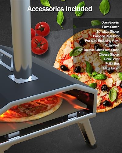 An Outdoor Pizza Oven on a stainless steel stand that sparks culinary creativity.
