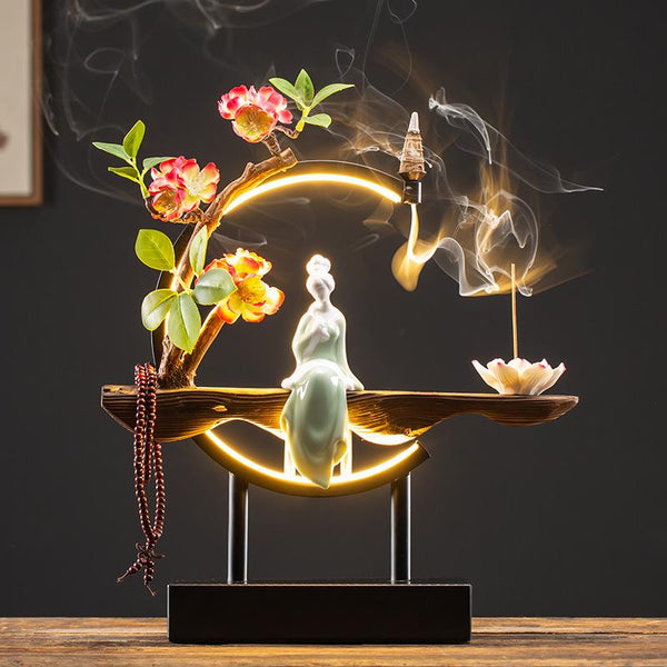 Fairy Curved Burner Lamp - Great Centerpiece, Beautiful, Home Decor