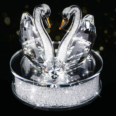 Adorable Swan Twin, Premium Decoration, Gift