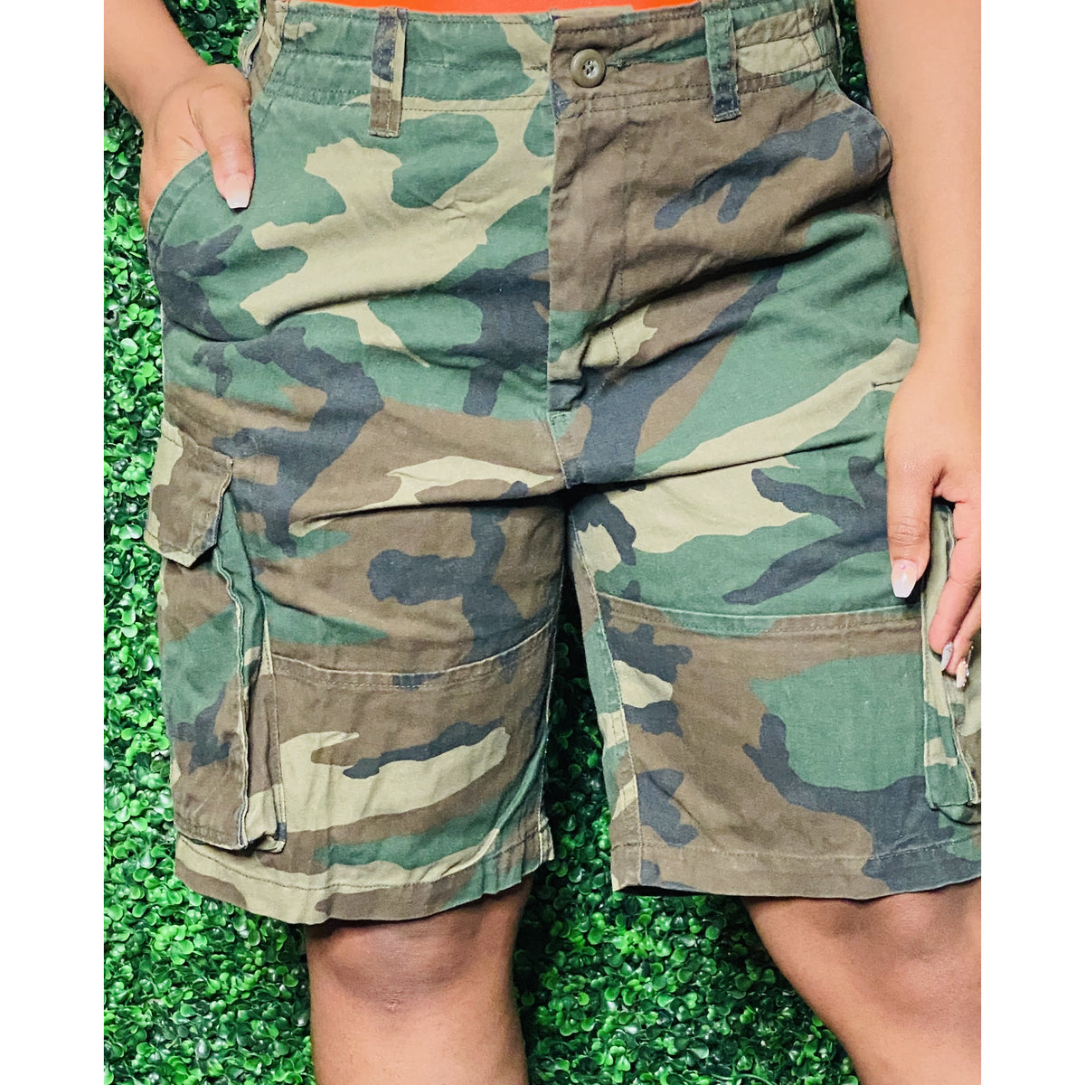 Vintage Camo Cargo Shorts – ShopMsKymJ