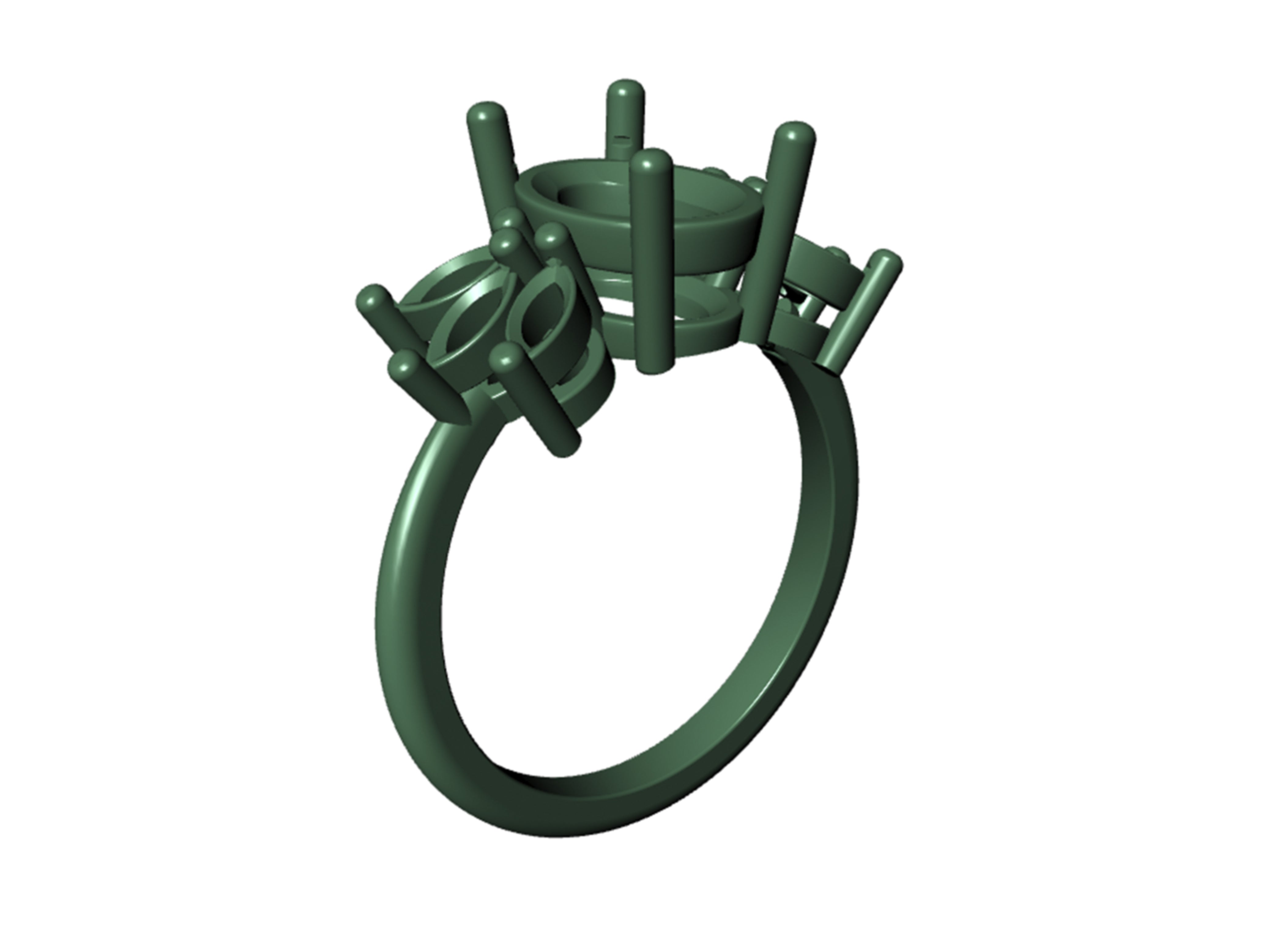 a green render of an engagement ring