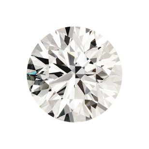 Diamond round cut birthstone