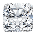 Cushion cut diamond stone 