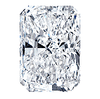 Radiant cut diamond stone