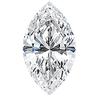 Marquise cut diamond stone