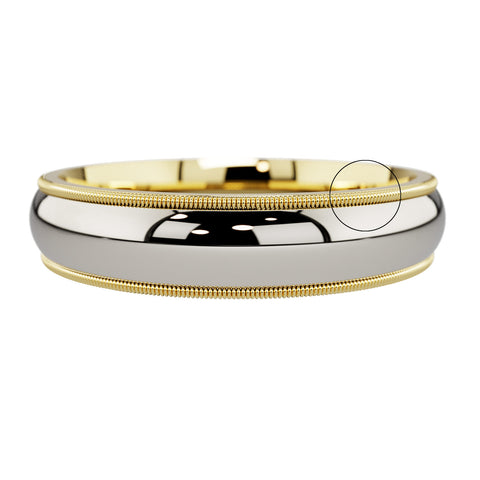 beveled edge wedding band, 18k gold wedding ring, fine jewelry