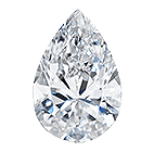 Pear shape diamond stone