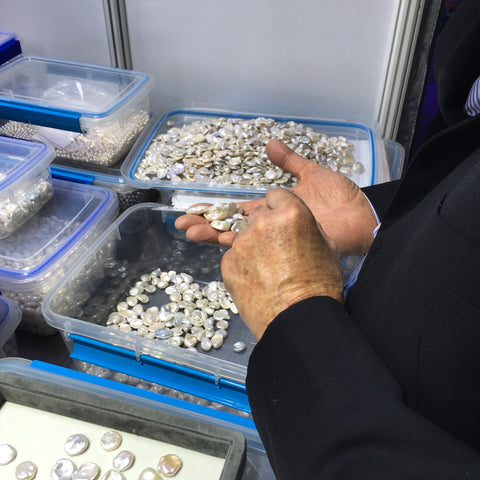 Danny Selecting Freshwater Pearls