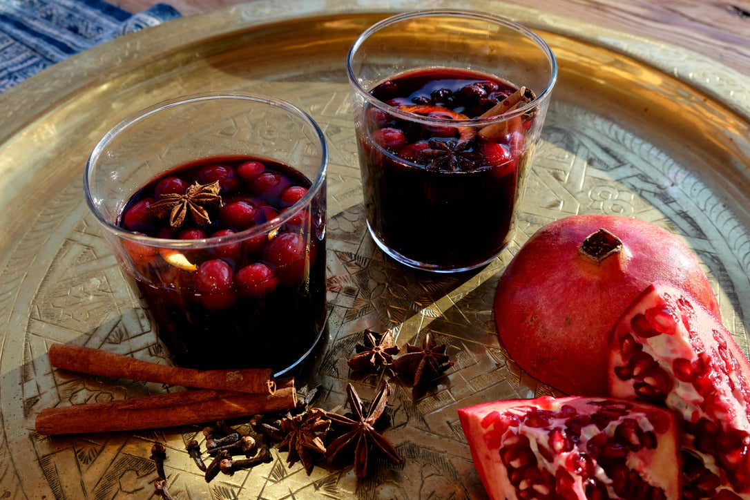 Mulled Pomegranate Warmer Cocktail Recipe