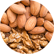 Walnuts and Almonds