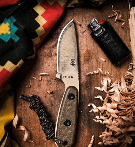 Fixed blade knife Izula II Desert Blade - ESEE