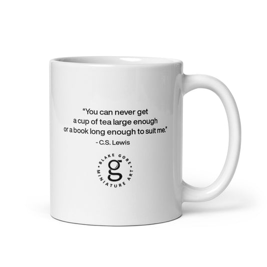 Never Enough Tea - Travel mug with a handle