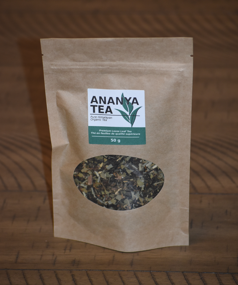 Ananya Treasure - Himalayan Cosmos Black Blended Herbal Tea - 50 g – Brew  It Boutique