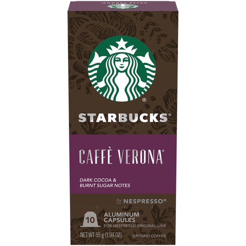 Starbucks Nespresso Pods Vertuo - Verona – Brew It Boutique
