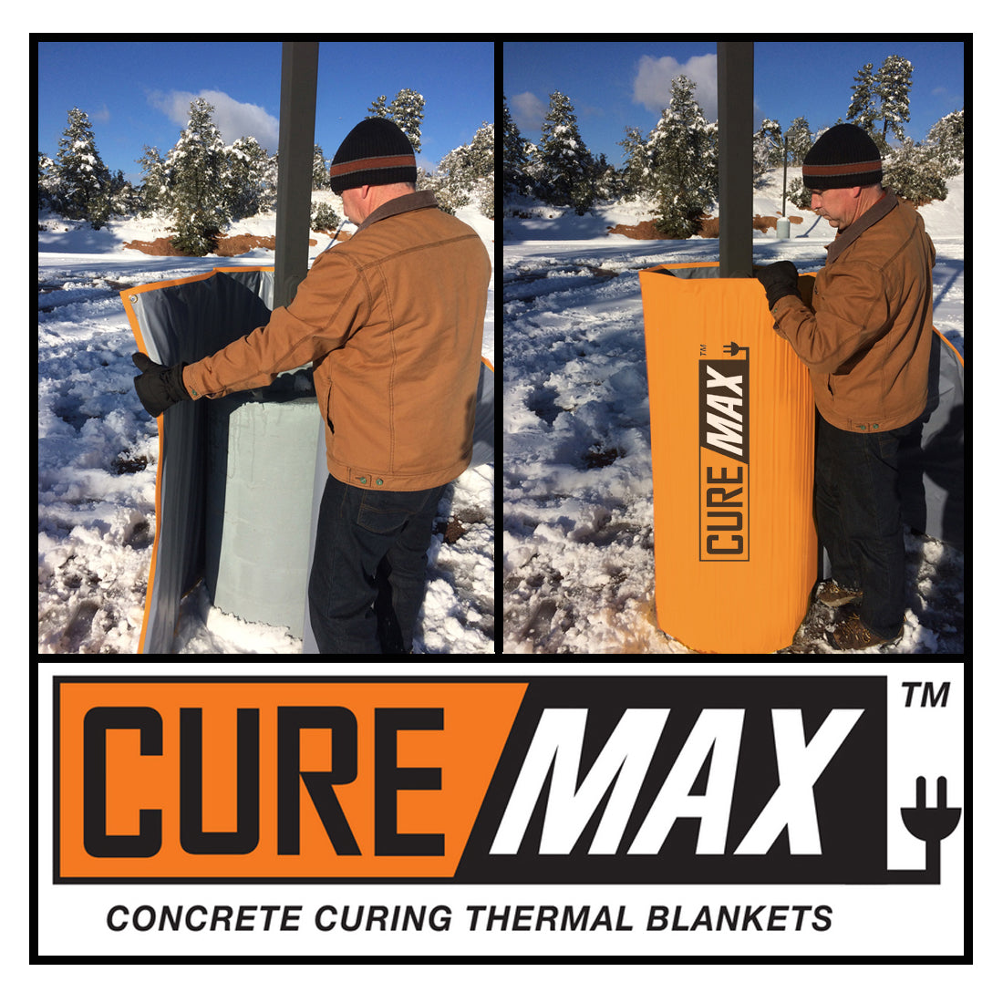 CureMAX™ 4'x15' Concrete Curing 120V Electric Blanket - HeatAuthority
