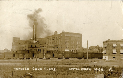 usine corn flakes aux états unis début du siècle