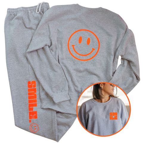 Self Love Smile Heart Hoodie Sweatsuit Set | Smile & Soul Threads