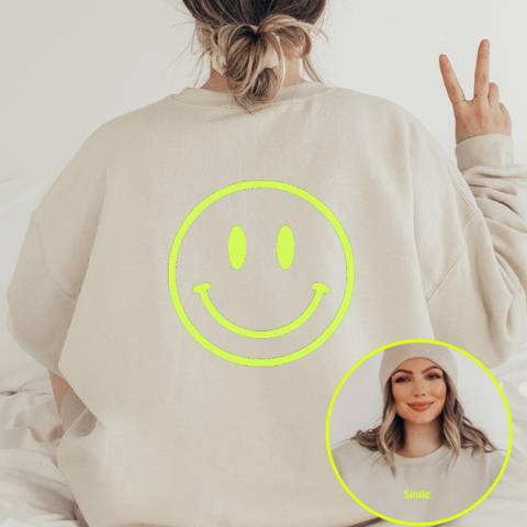 Smiling Face Lightning Bolt Hoodie Sweatsuit Cozy Set Womens Trendy  Sweatshirt Joggers Loungewear Matching Set Preppy Smile Athletics Set 