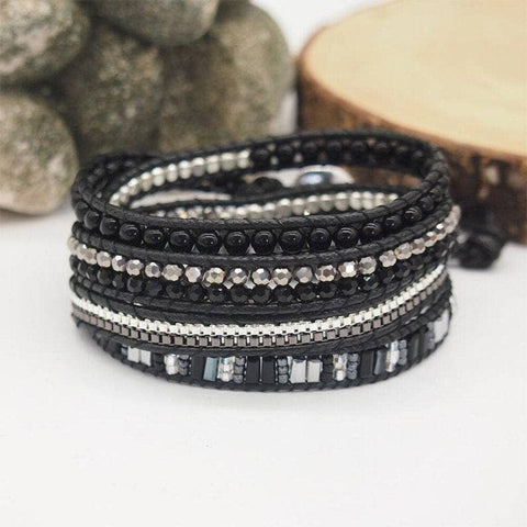 black crystal bracelet