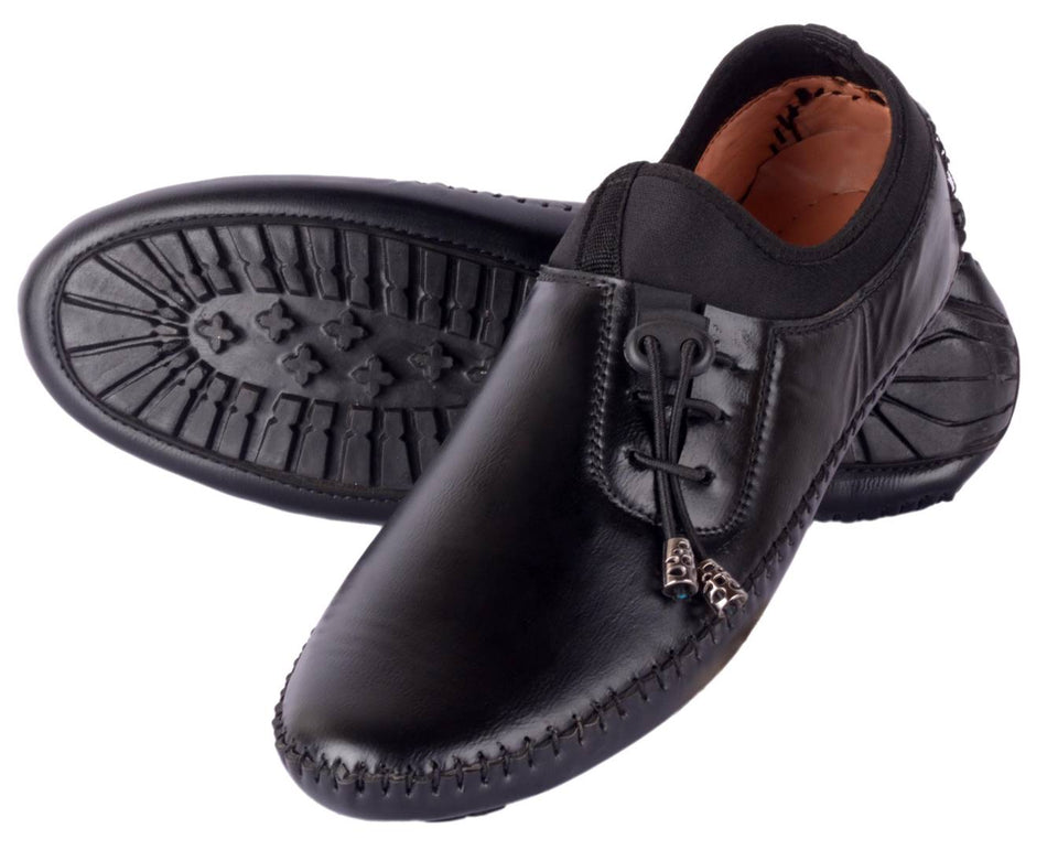 synthetic leather casual shoes