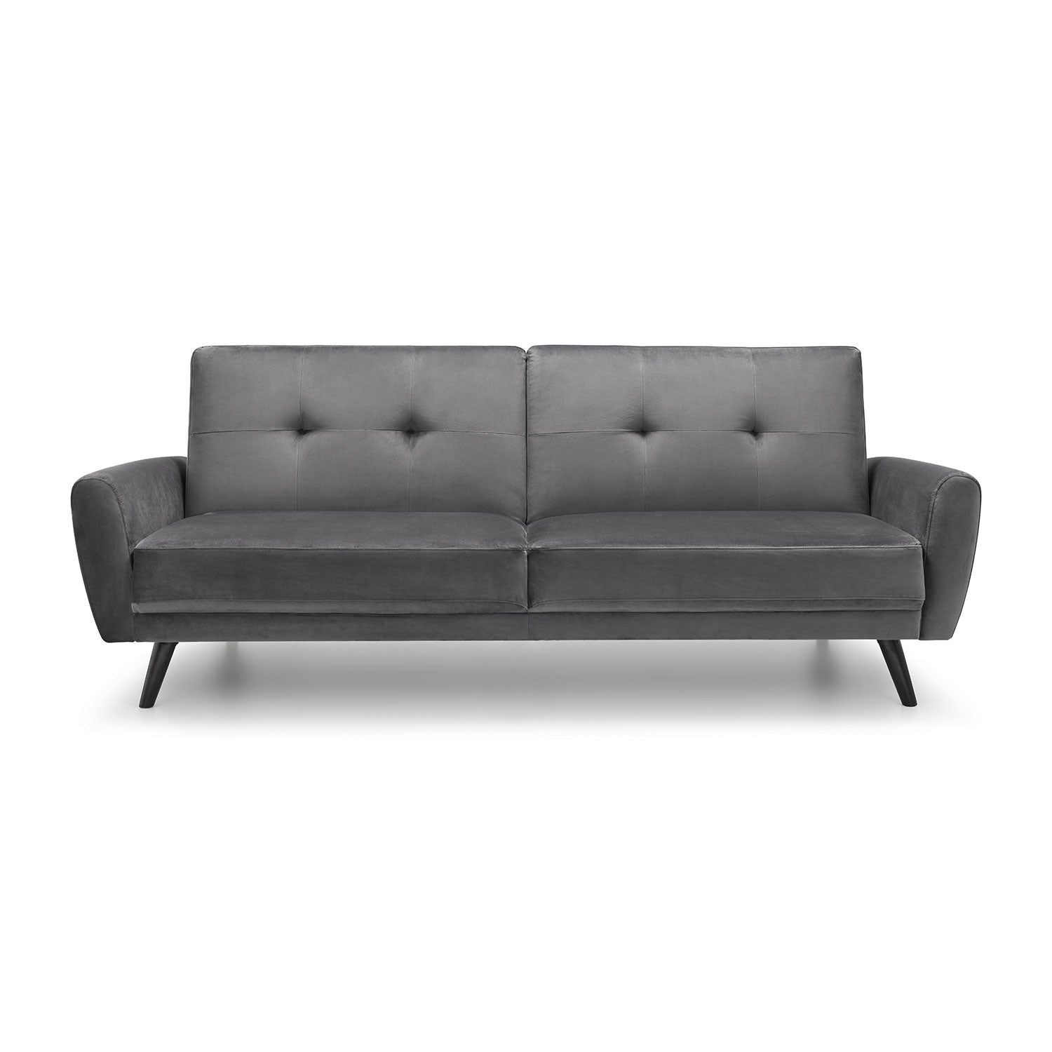 Monza Dark Grey Velvet Sofa Bed | Lavishway UK