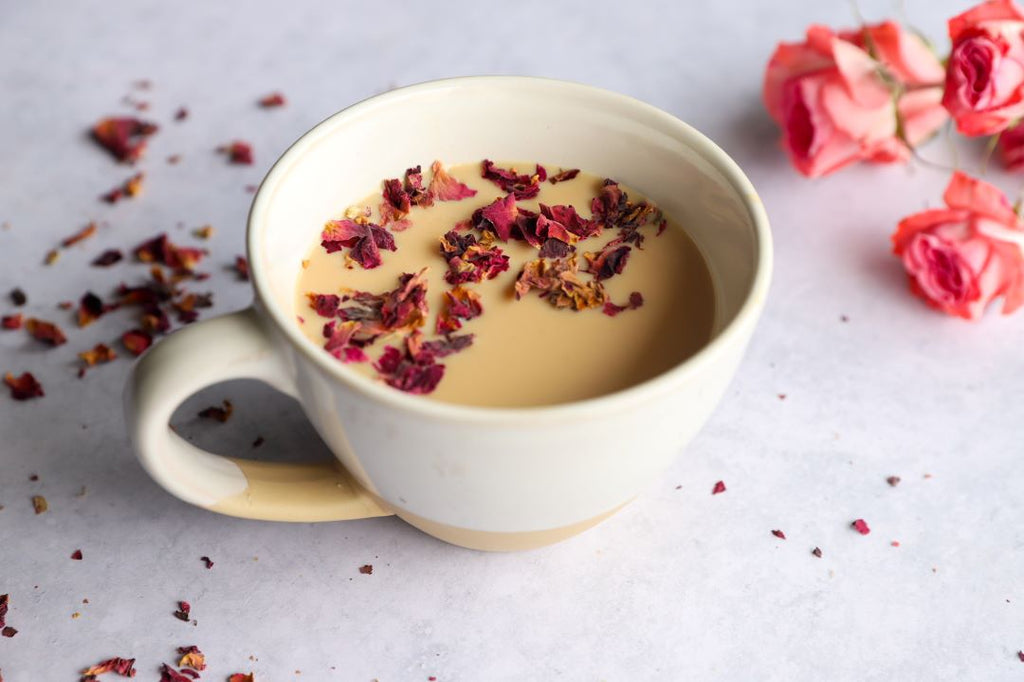 Rose Petal Milk Tea Recipe
