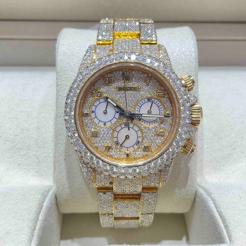 Two-Tone 41mm Bust Down Rolex Watch 968544 - ItsHot Jewelry