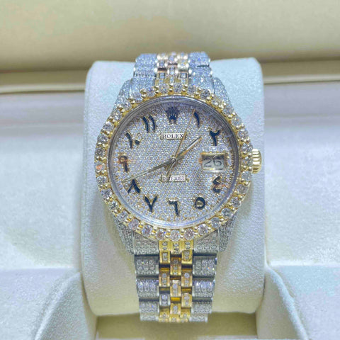 Patek Phillippe Bust-Down Gold Watch (links inc.)