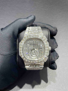 Patek Philippe 18k White Gold All Diamond Chandelier Wrist Watch at 1stDibs   chandelier watch price, patek philippe chandelier, chandelier patek  philippe price