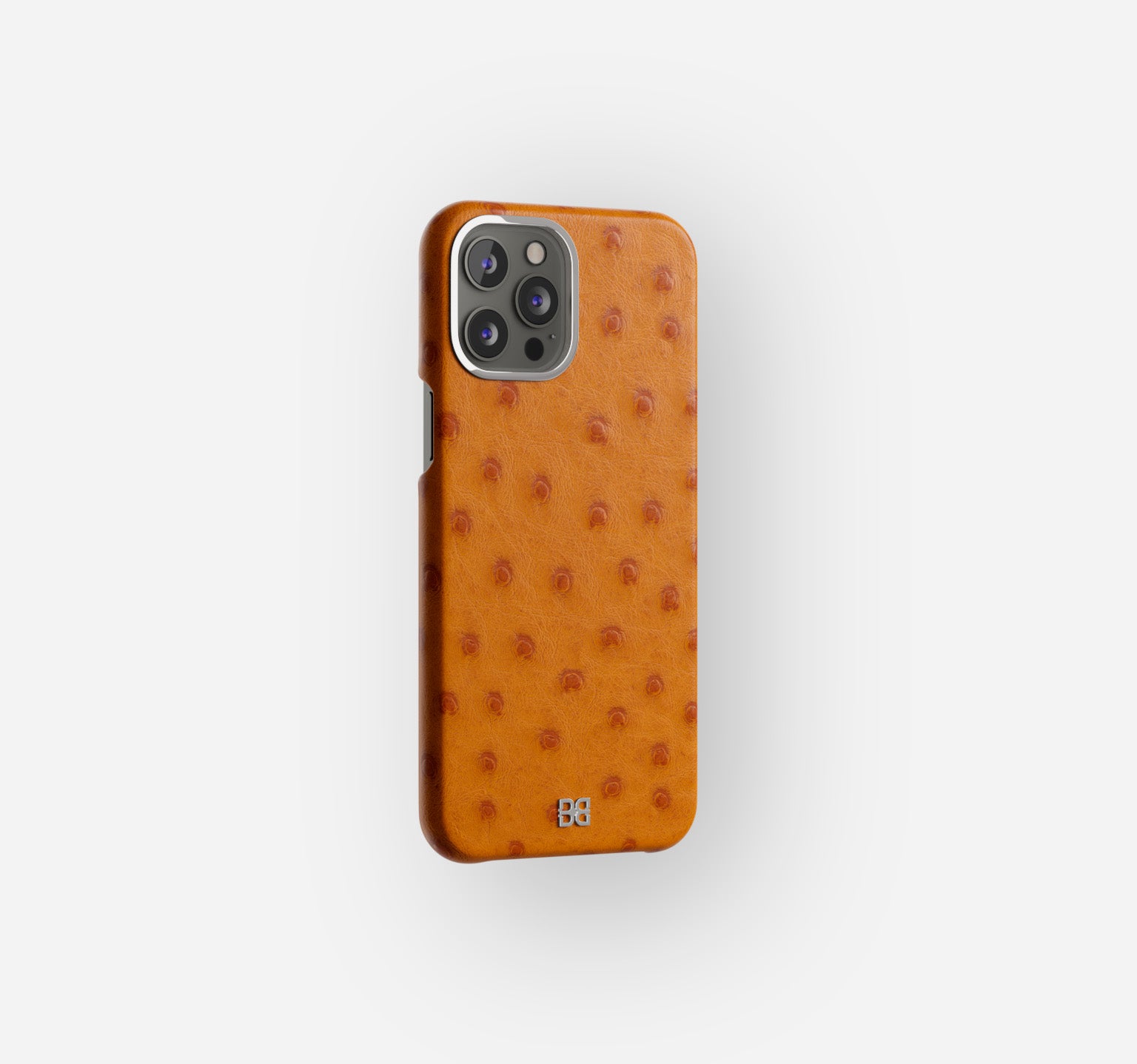 iPhone 15 Pro Max Leather Case, BANDWERK, Orange