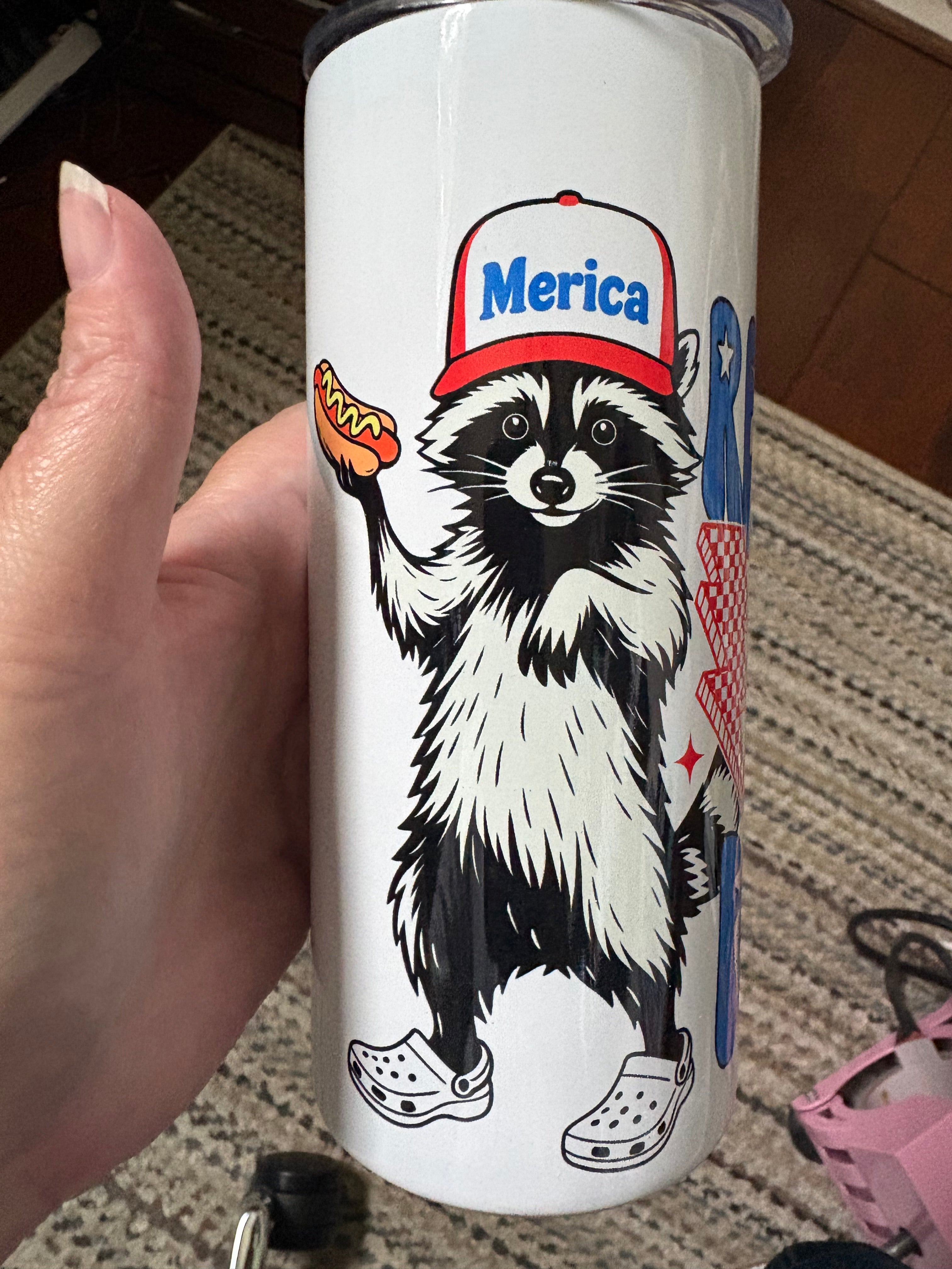 15oz red white and feral