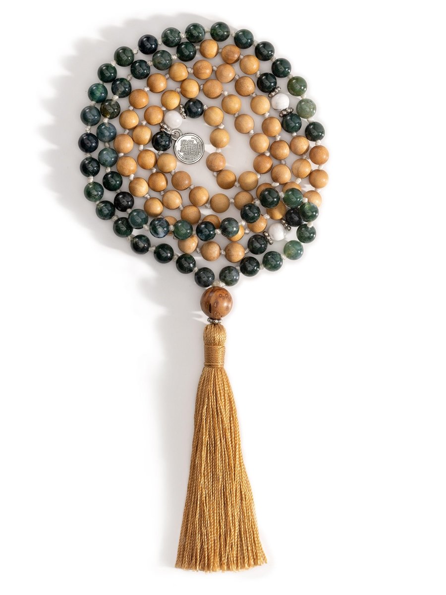 JOY Mala Beads, 108 Mala Necklace, Mala Bracelet, Japa Mala
