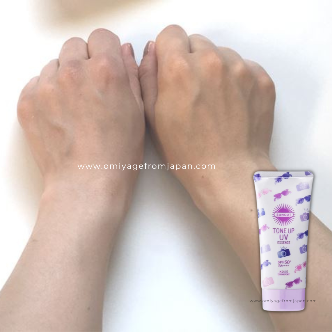 Cosmeport Suncut Tone Up UV Lavender Essence - Sunblock SPF 50 – Omiyage From JAPAN
