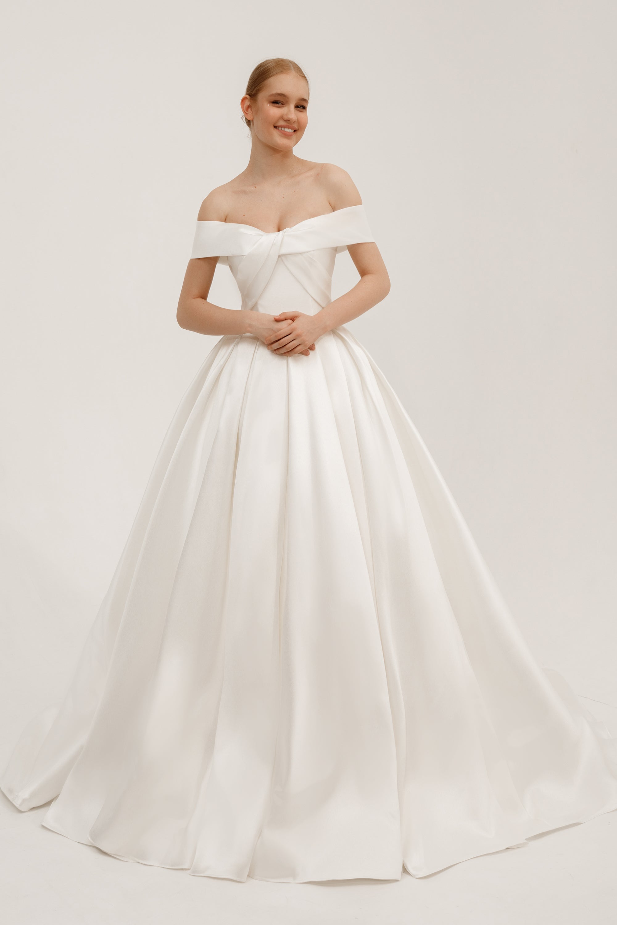 Satin Wedding Dress with Bow on Back: Your Dream Bridal Gown with a ...
