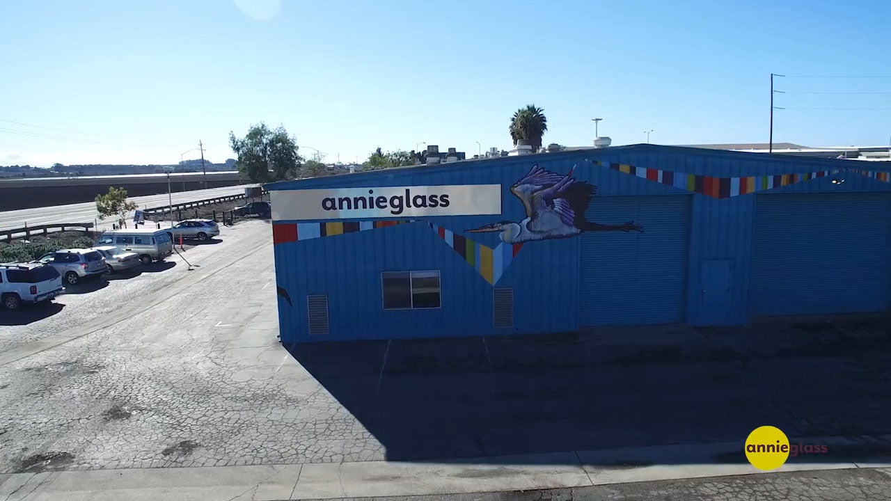 Annieglass studio in California