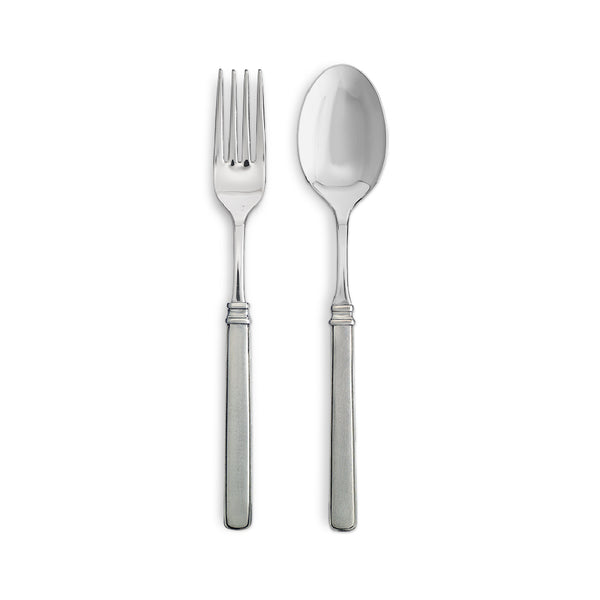 MATCH PEWTER Gabriella Serving Fork & Spoon