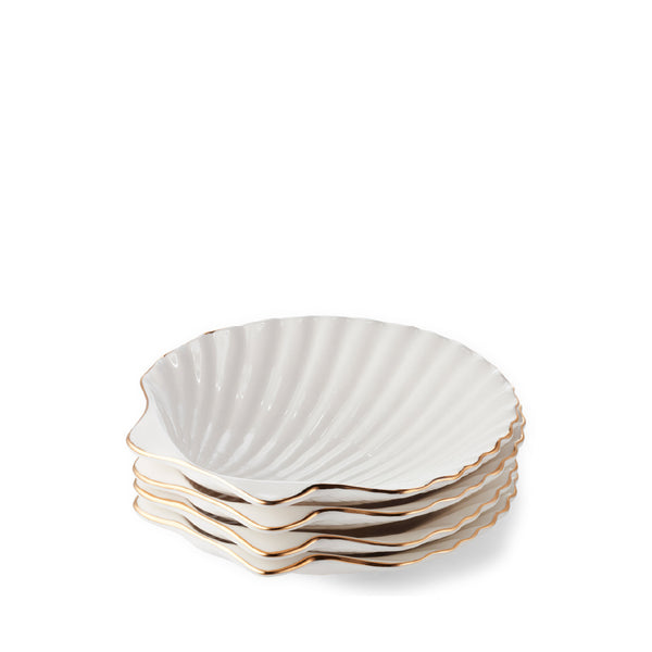 AERIN Shell Appetizer Plates Set Of 4