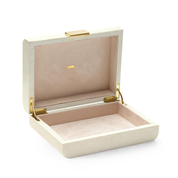 Aerin Modern Shagreen Jewelry Box