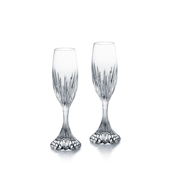 BACCARAT Massena Flute Set Of 2